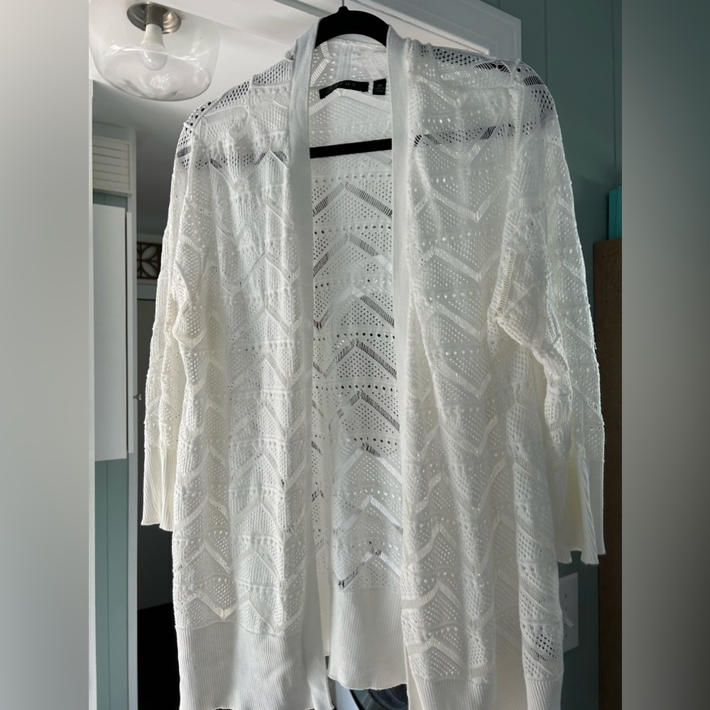 White summer cardigan
